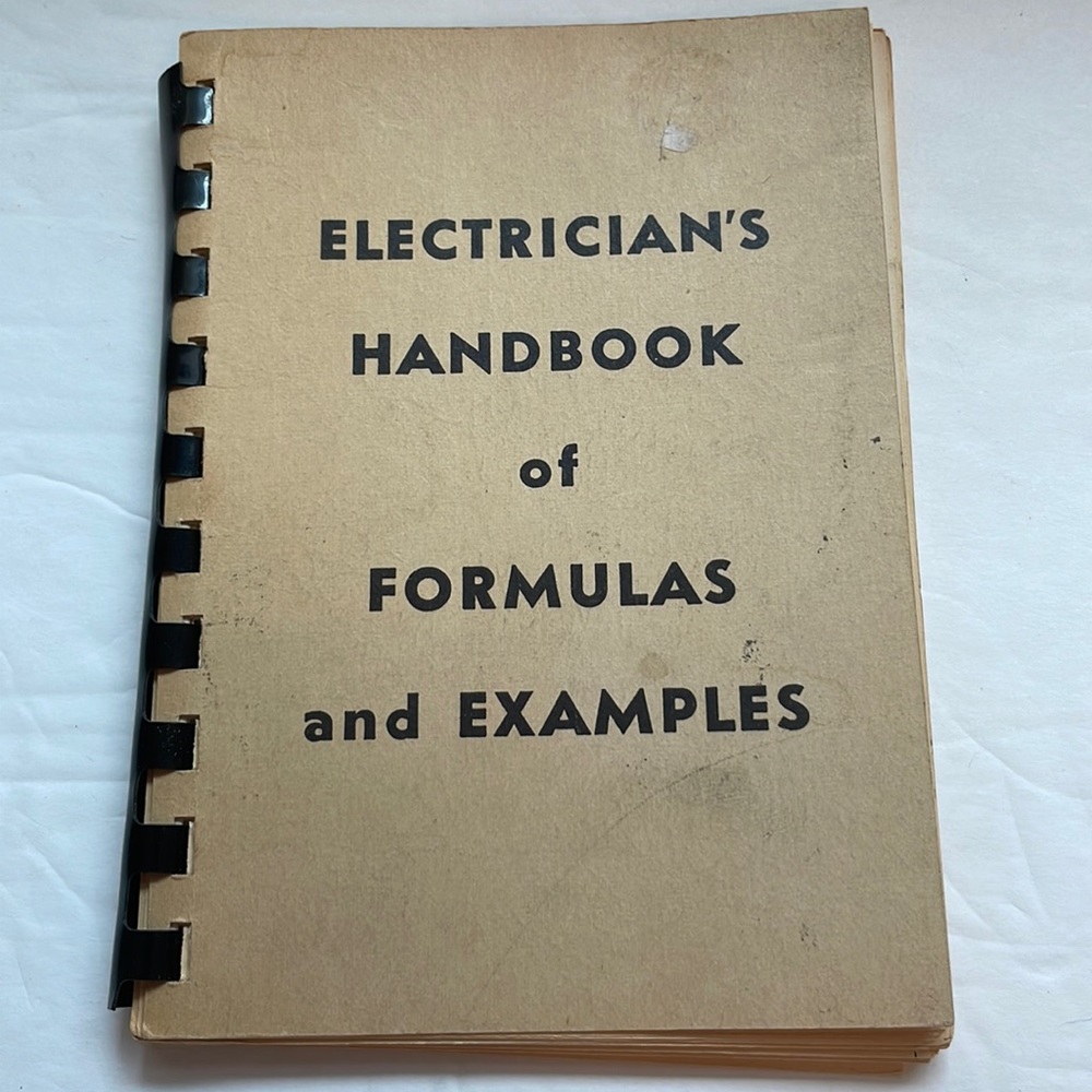 Electricians handbook of formulas and examples